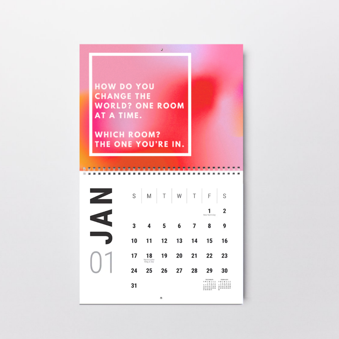 Block by Block: A 2027 Wall Calendar