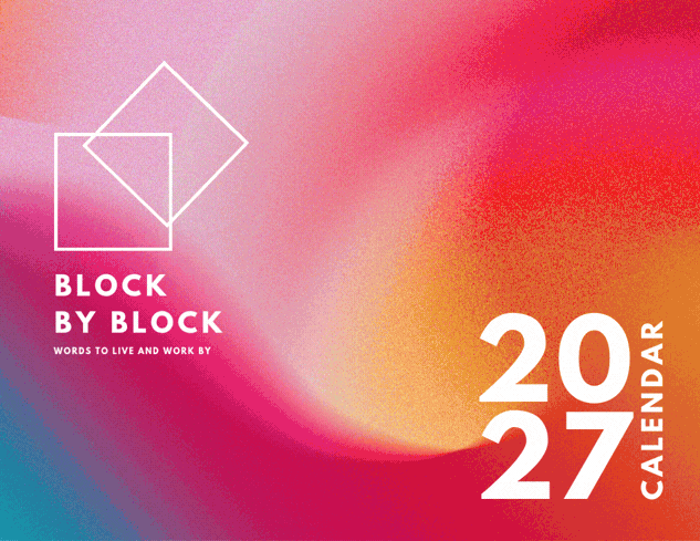Block by Block: A 2027 Wall Calendar