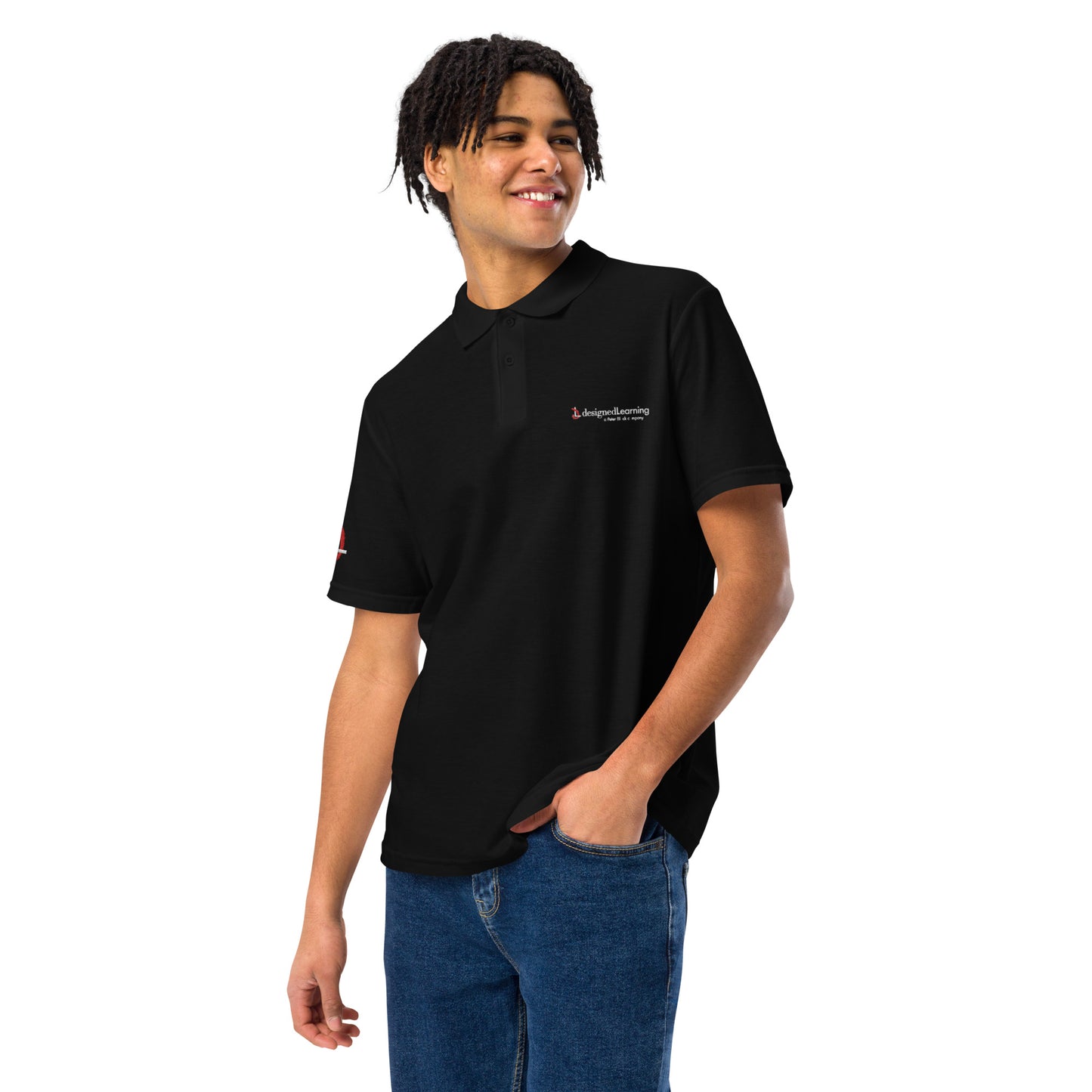 Designed Learning - Unisex pique polo shirt